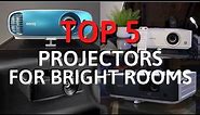 THE BEST PROJECTORS FOR BRIGHT ROOMS ΙΝ 2023!