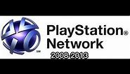 Playstation Network historical logos