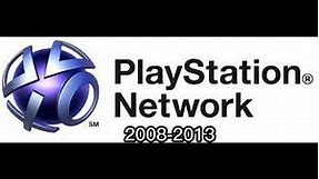 Playstation Network historical logos