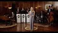 Poker Face - 1946 Big Band Style Lady Gaga Cover ft. Kelley Jakle