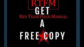 Free Red Team Field Manual