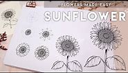 How To Draw Sunflowers That Are Sensational 🌻