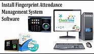 How To Install Fingerprint Attendance Management System Download and Setup Full Software