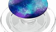 Space Nebula Galaxy Blue Purple PopSockets PopGrip: Swappable Grip for Phones & Tablets PopSockets MagSafe PopGrip for iPhone