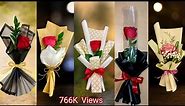 5 Type of Single Rose Wrapping | How To Wrap a Single Rose | Single Rose Wrapping | Flower Wrapping
