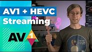 AV1 and HEVC Streaming to YouTube. New in vMix 27
