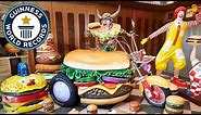 Hamburger Harry's massive burger items collection - Guinness World Records