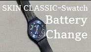 How to Replacement Swatch Watch Battery | SKIN CLASSIC - Swatch