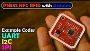 PN532 RFID NFC Module with Arduino, How to use HSU UART, SPI, & I2C