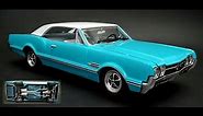 1966 Oldsmobile 442 W30 400 V8 1/25 Scale Model Kit Build How To Assemble Paint Dashboard Vinyl Top