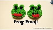 Rainbow Loom Frog Emoji/Emoticon charm - How to