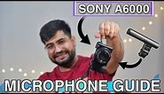 How To Connect External Microphone on Sony A6000 | External Microphone Guide For A6000