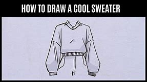 #shots | How to draw a cool Sweater (Step By Step) Easy Fashion Design Drawing Tutorial for beginner