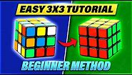 How to Solve a 3x3x3 Rubik's Cube: Easiest Tutorial for Beginners (High Quality)