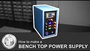HOW TO MAKE A BENCH TOP POWER SUPPLY | MADE FROM A COMPUTER ATX POWER SUPPLY