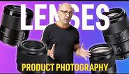 Mastering Product Photography: Lens Selection Made Easy