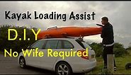Genius Idea - CHEAP AND EASY DIY Kayak Loader - load a kayak On a Car By Yourself