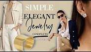 The ONLY 6 Pieces of simple elegant Jewelry YOU NEED | AD