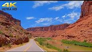 Utah Scenic Byway 128 Drive to Moab | Upper Colorado River Scenic Byway 4K | Most Beautiful Roads