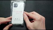 iPhone 12 Mini Clear Shockproof Bumper Case Unboxing and Review