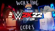 WORKING THEME SONG CODES FOR WWE2K22 IN ROBLOX (2023)