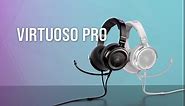 Corsair Virtuoso PRO Wired Open Back Gaming Headset - Detachable Uni-Directional Microphone - 50mm Graphene Drivers - 20Hz-40 kHz Frequency Response - White