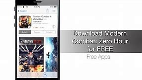 How to Download Modern Combat 4: Zero Hour for Free! - iPhone Hacks