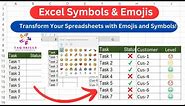 Excel Emoji & Symbol Magic Conditional Formatting for Task Completion & Customer Satisfaction!