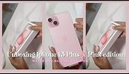 ✨🌸 Pink Iphone 15 Plus Unboxing✨ | 🌸 Camera Test