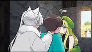 Creeper first kiss | Minecraft anime