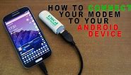 HOW TO CONNECT YOUR USB INTERNET MODEM TO YOUR ANDROID DEVICE - PPP WIDGET 2 - DIGI MOBIL NET