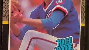 Greg Maddux Chicago Cubs Rated Rookie 1987 Donruss Baseball card review HOF Pitcher Mad Dog Cy young