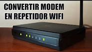 Como usar un Modem como Repetidor WiFi (Access Point)