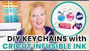 Make Personalized Keychains with Cricut Infusible Ink & Vinyl
