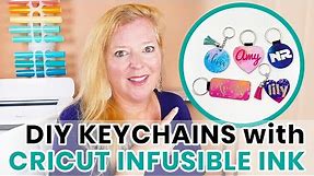 Make Personalized Keychains with Cricut Infusible Ink & Vinyl