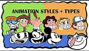 History of Animation Styles and Types