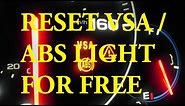 (BEST METHOD) Acura & Honda - How to Reset ABS Light VSA Light FREE