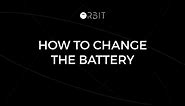 How to change the battery of your Orbit Keys.