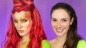 Poison Ivy Makeup Transformation - Cosplay Tutorial