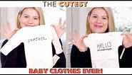 The CUTEST Baby Clothes - First Baby Haul 👶🏼