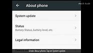 How To Update Android phone