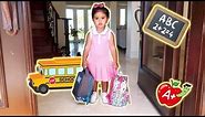 ELLE'S FIRST DAY OF SCHOOL!!! (THE CUTEST BABY STUDENT)