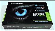 GeForce GTX 650 Ti 1 GB Unboxing and Review