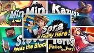 Super Smash Bros Ultimate - All Newcomers Trailers Including Sora