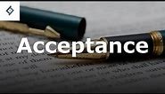Acceptance | Contract Law