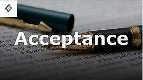 Acceptance | Contract Law