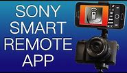 Sony Smart Remote Camera App