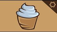 ice Cream Logo Design / Adobe illustrator tutorial / How to Design ice Cream Cup Logo Design