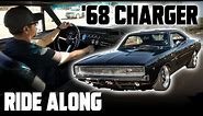 Ride Along POV in 1968 Big Block 440ci Dodge Charger! (Classic Car Sound)