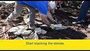 How to Build a Dry Stack Stone Wall with Natural Stone